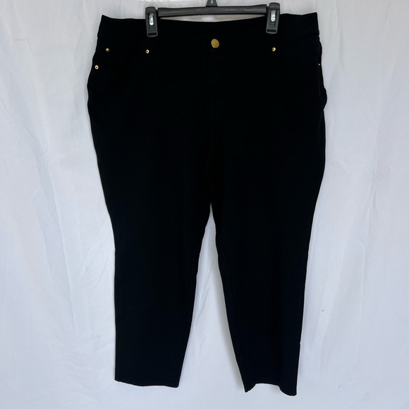 INC International Concepts Denim - Inc black ankle jeans stretchy women’s size 20